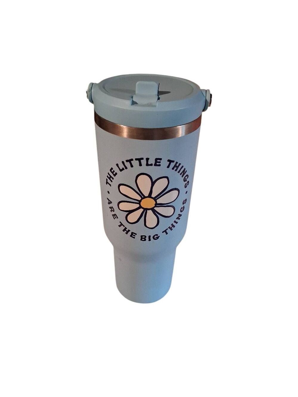 Life is good drink ware bundle 40 oz tumbler plus coffee mug daisy